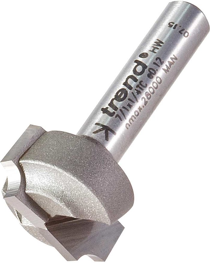 Tooled Up | Trend Trend Ovolo Rounding Over Router Cutter 18mm 10mm 1/4 Trend Trend Ovolo Rounding Over Router Cutter 18mm 10mm 1/4