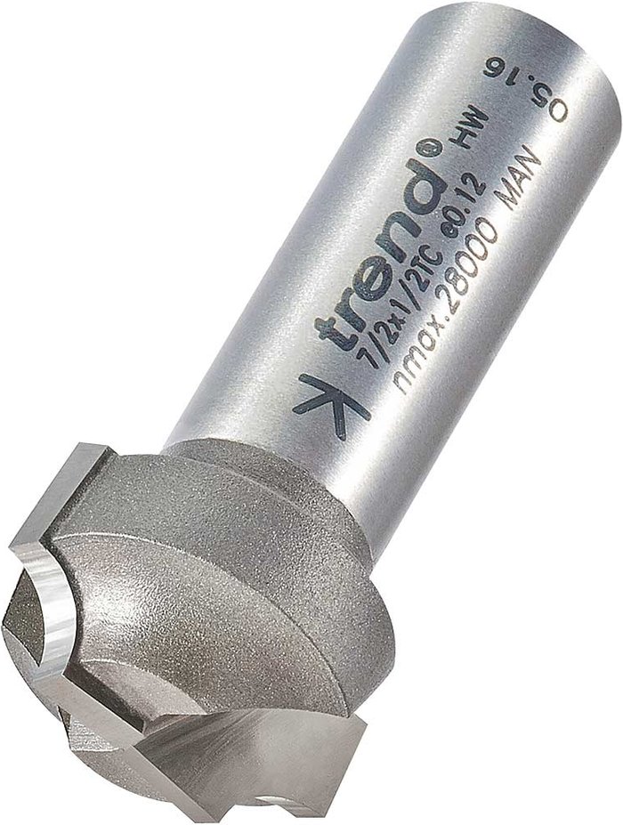 Tooled Up | Trend Trend Ovolo Rounding Over Router Cutter 22mm 12mm 1/2 Trend Trend Ovolo Rounding Over Router Cutter 22mm 12mm 1/2