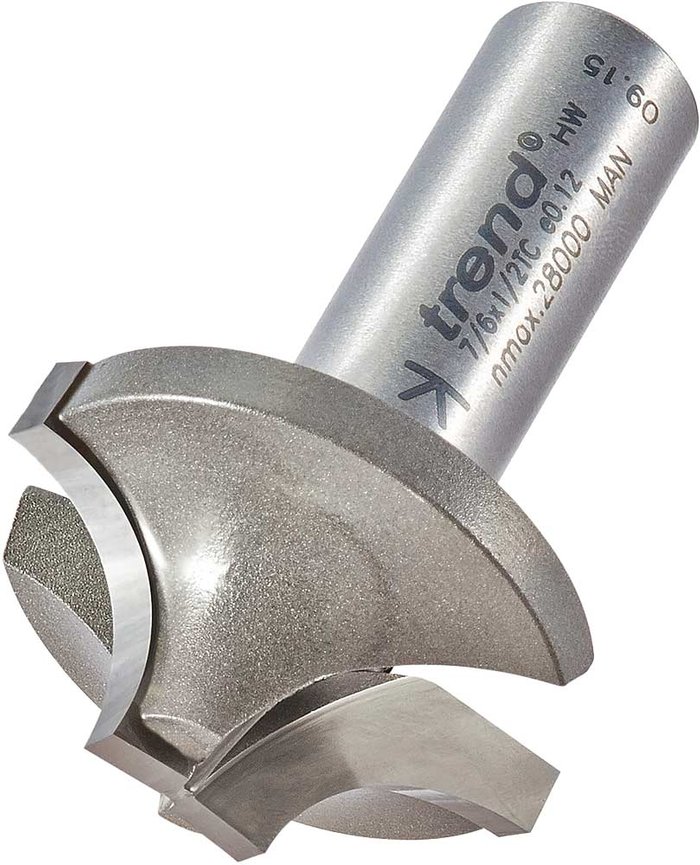 Tooled Up | Trend Trend Ovolo Rounding Over Router Cutter 35mm 17mm 1/2 Trend Trend Ovolo Rounding Over Router Cutter 35mm 17mm 1/2