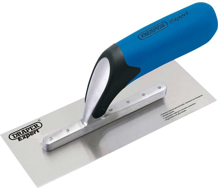 Tooled Up | Draper Draper Expert Soft Grip Carbon Steel Plastering Trowel 8 Draper Draper Expert Soft Grip Carbon Steel Plastering Trowel 8