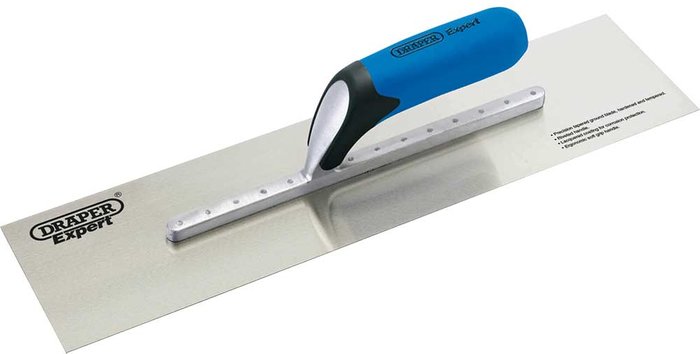 Tooled Up | Draper Draper Expert Soft Grip Carbon Steel Plastering Trowel 18 Draper Draper Expert Soft Grip Carbon Steel Plastering Trowel 18
