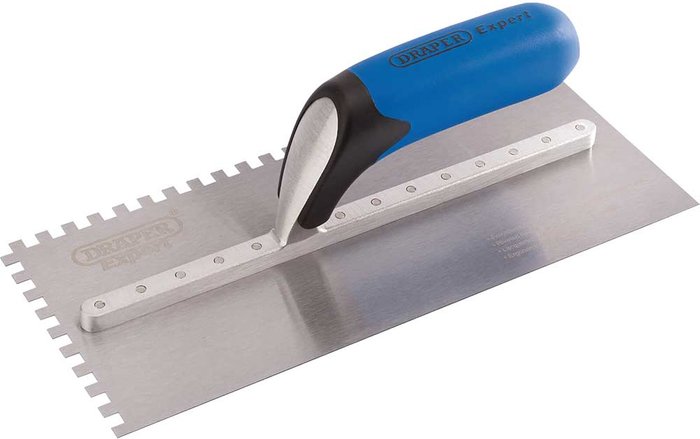 Tooled Up | Draper Draper Expert Soft Grip Adhesive Spreading Trowel 11 Draper Draper Expert Soft Grip Adhesive Spreading Trowel 11