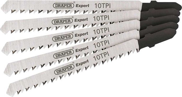 Tooled Up | Draper Draper Expert 5 Piece DT101BR Jigsaw Blade Set Draper Draper Expert 5 Piece DT101BR Jigsaw Blade Set