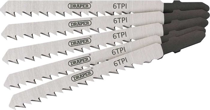 Tooled Up | Draper Draper Expert 5 Piece DT101D Jigsaw Blade Set Draper Draper Expert 5 Piece DT101D Jigsaw Blade Set