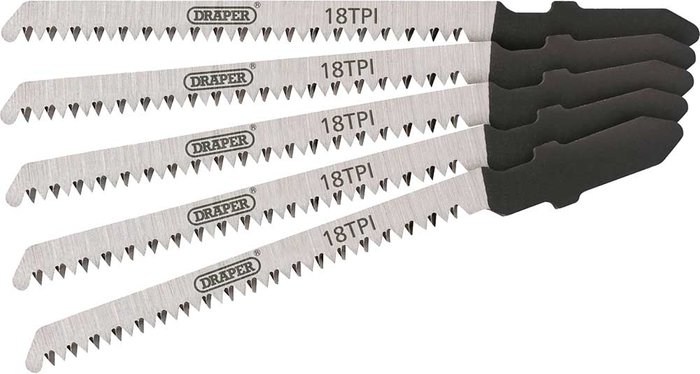 Tooled Up | Draper Draper Expert 5 Piece DT101A0 Jigsaw Blade Set Draper Draper Expert 5 Piece DT101A0 Jigsaw Blade Set
