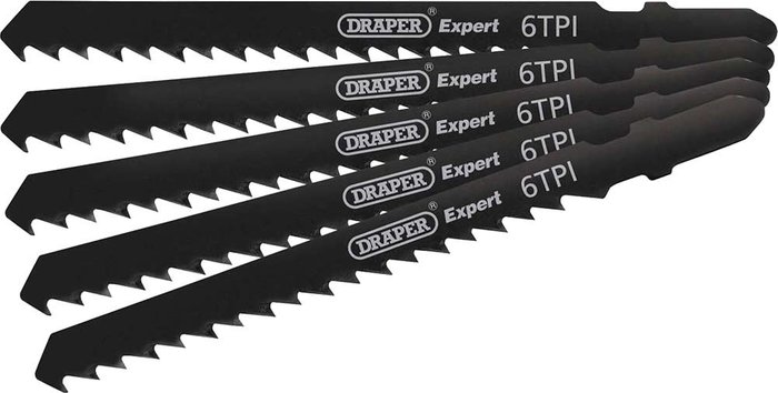 Tooled Up | Draper Draper Expert 5 Piece DT144D Jigsaw Blade Set Draper Draper Expert 5 Piece DT144D Jigsaw Blade Set