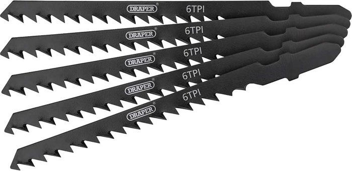 Tooled Up | Draper Draper Expert 5 Piece DT244D Jigsaw Blade Set Draper Draper Expert 5 Piece DT244D Jigsaw Blade Set