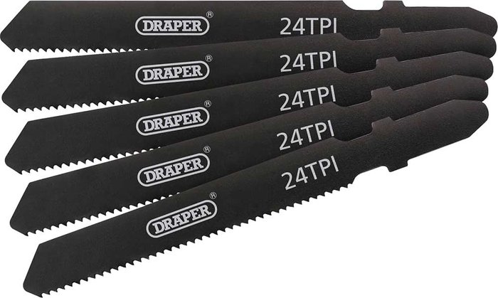 Tooled Up | Draper Draper Expert 5 Piece DT118A Jigsaw Blade Set Draper Draper Expert 5 Piece DT118A Jigsaw Blade Set