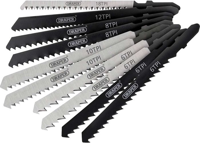 Tooled Up | Draper Draper Expert 10 Piece Assorted Jigsaw Blade Set Draper Draper Expert 10 Piece Assorted Jigsaw Blade Set