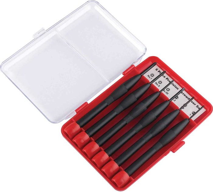Tooled Up | Draper Draper 6 Piece Precision Screwdriver Set Draper Draper 6 Piece Precision Screwdriver Set