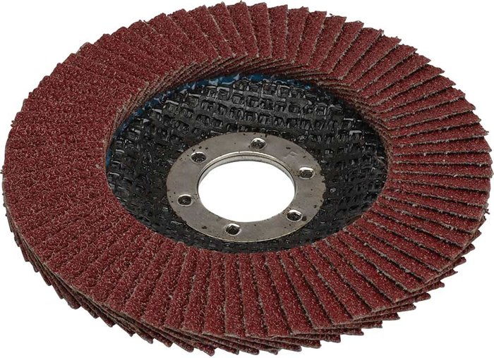 Tooled Up | Draper Draper Aluminium Oxide Flap Discs 115mm 60g Pack of 1 Draper Draper Aluminium Oxide Flap Discs 115mm 60g Pack of 1