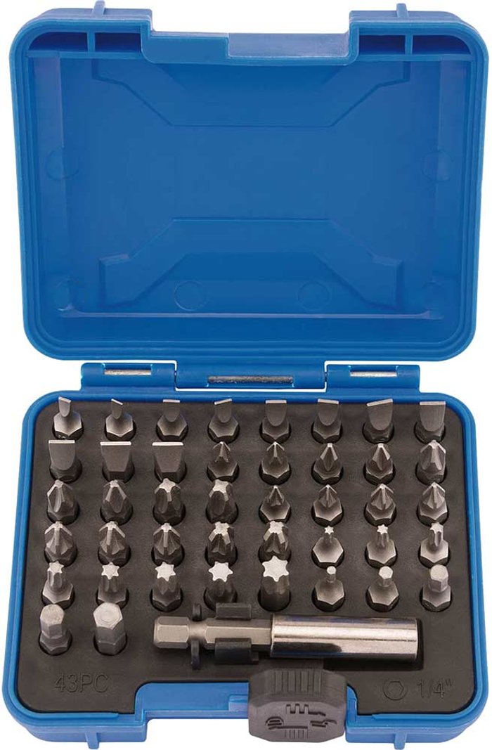 Tooled Up | Draper Draper 43 Piece Magnetic Bit Screwdriver Set Draper Draper 43 Piece Magnetic Bit Screwdriver Set