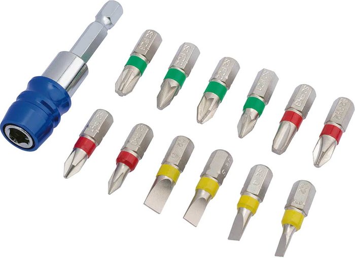 Tooled Up | Draper Draper 13 Piece Coloured Screwdriver Bit Set Draper Draper 13 Piece Coloured Screwdriver Bit Set