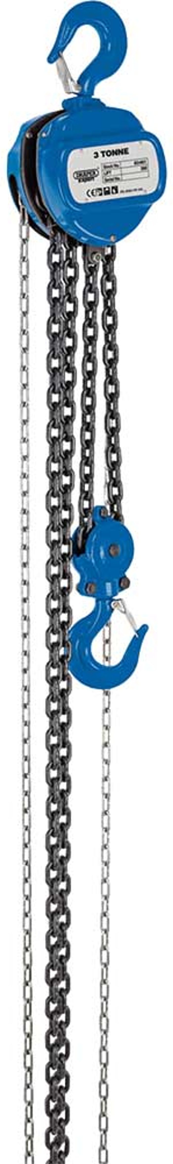 Tooled Up | Draper Draper Chain Hoist/Chain Block 3 Tonne Draper Draper Chain Hoist/Chain Block 3 Tonne