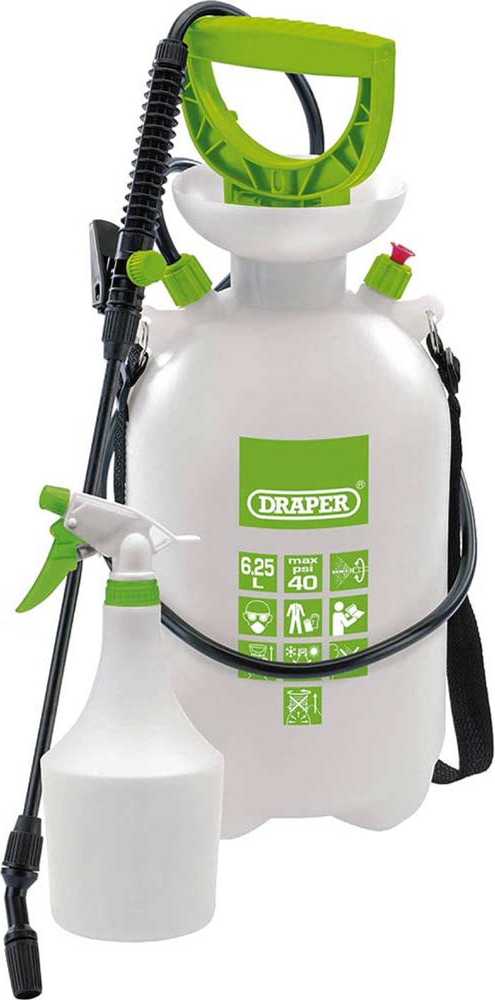 Tooled Up | Draper Draper Expert Pressure Sprayer Twinpack 6.25l Draper Draper Expert Pressure Sprayer Twinpack 6.25l
