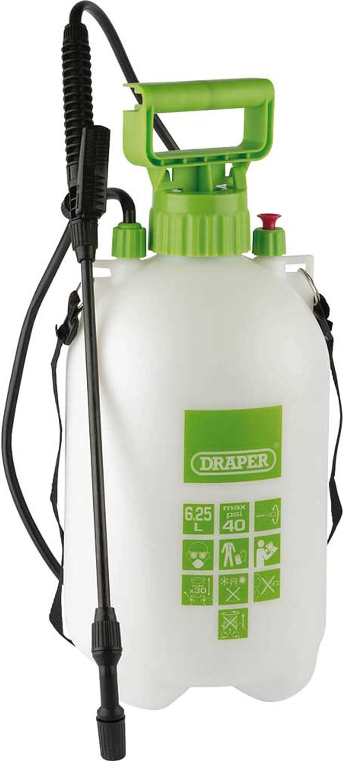 Tooled Up | Draper Draper Expert Pressure Sprayer 6.25l Draper Draper Expert Pressure Sprayer 6.25l