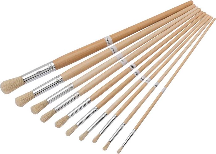 Tooled Up | Draper Draper 10 Piece Artists Detail Paint Brush Set Draper Draper 10 Piece Artists Detail Paint Brush Set