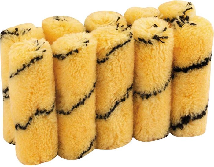 Tooled Up | Draper Draper Tiger Stripe Paint Roller Sleeves 100mm Pack of 10 Draper Draper Tiger Stripe Paint Roller Sleeves 100mm Pack of 10