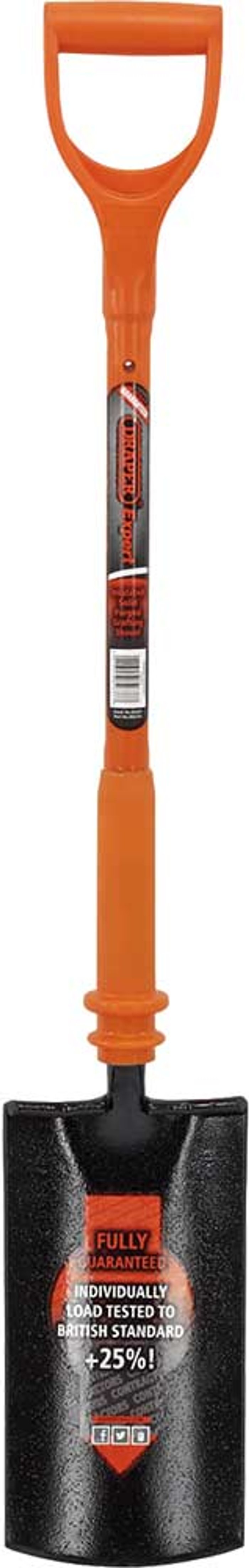 Tooled Up | Draper Draper Expert Grafting Shovel Fully Insulated Solid Forged Draper Draper Expert Grafting Shovel Fully Insulated Solid Forged
