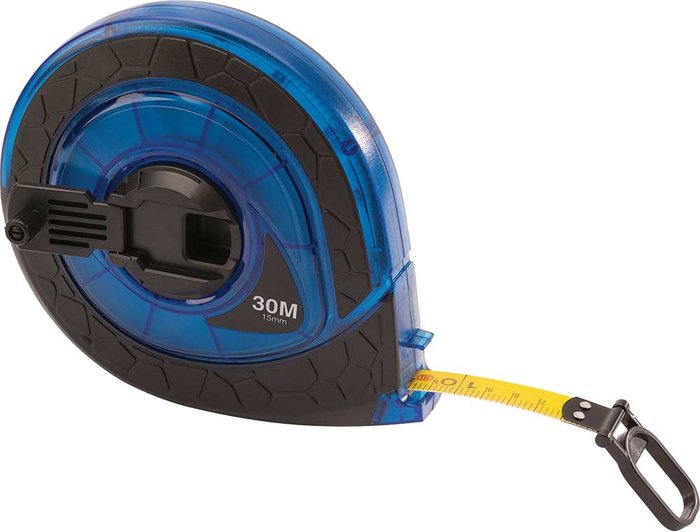 Tooled Up | Draper Draper Fibreglass Tape Measure Imperial & Metric 100ft / 30m 15mm Draper Draper Fibreglass Tape Measure Imperial & Metric 100ft / 30m 15mm