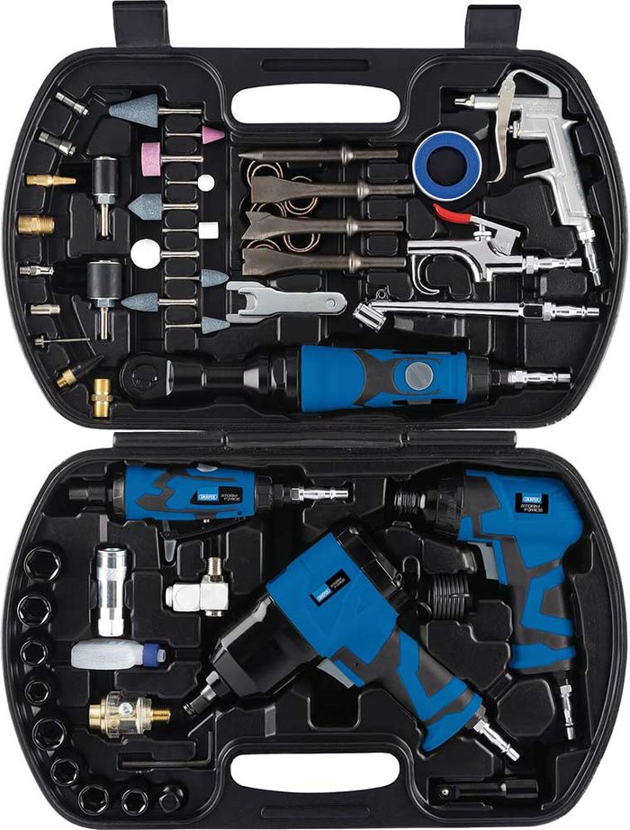 Tooled Up | Draper Draper Storm Force 68 Piece Air Tool Kit Draper Draper Storm Force 68 Piece Air Tool Kit