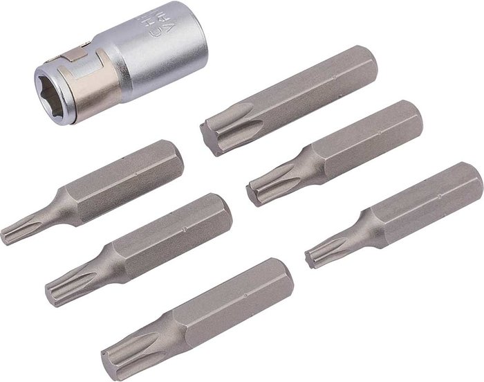 Tooled Up | Draper Draper Expert 7 Piece Torx Bit and Bit Holder Set Draper Draper Expert 7 Piece Torx Bit and Bit Holder Set