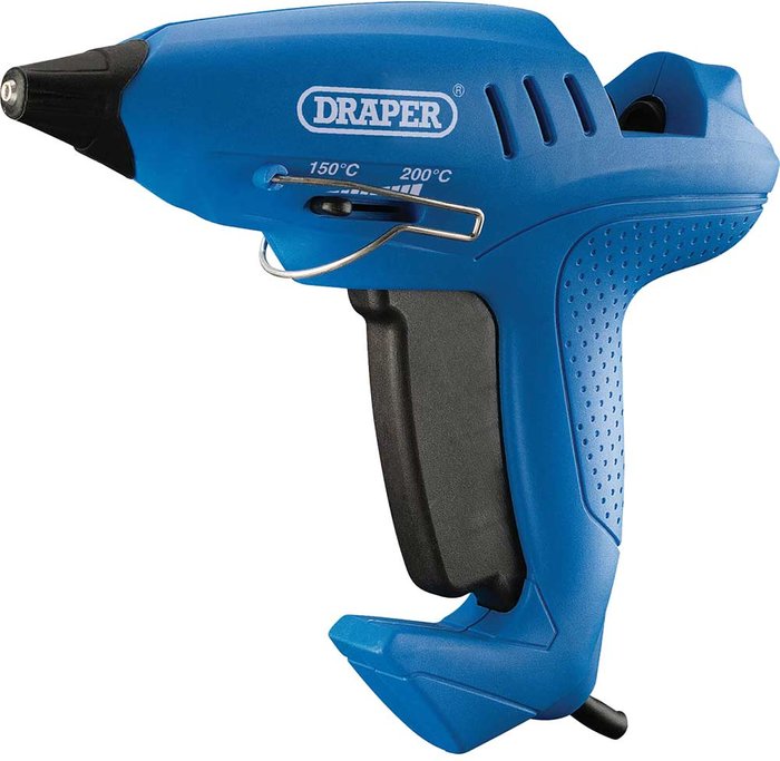 Tooled Up | Draper Draper 400W Storm Force Variable Heat Glue Gun with Six Glue Sticks Draper Draper 400W Storm Force Variable Heat Glue Gun with Six Glue Sticks