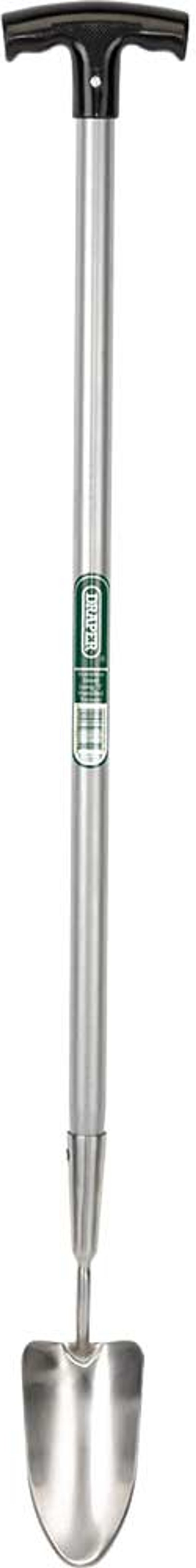 Tooled Up | Draper Draper Stainless Steel Long T-Handled Hand Trowel Draper Draper Stainless Steel Long T-Handled Hand Trowel
