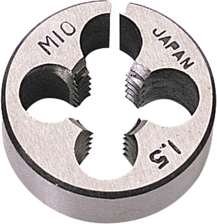 Tooled Up | Draper Draper Coarse Circular Die Metric M10 1 Draper Draper Coarse Circular Die Metric M10 1