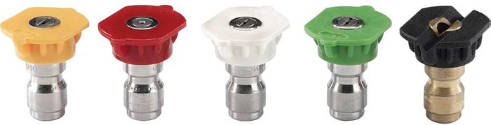 Tooled Up | Draper Draper 5 Piece Nozzle Set for PPW540 Petrol Pressure Washer Draper Draper 5 Piece Nozzle Set for PPW540 Petrol Pressure Washer