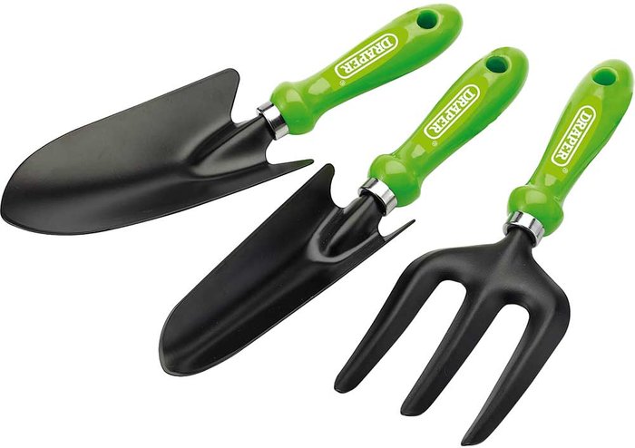 Tooled Up | Draper Draper 3 Piece Hi Vis Garden Tool Set Draper Draper 3 Piece Hi Vis Garden Tool Set