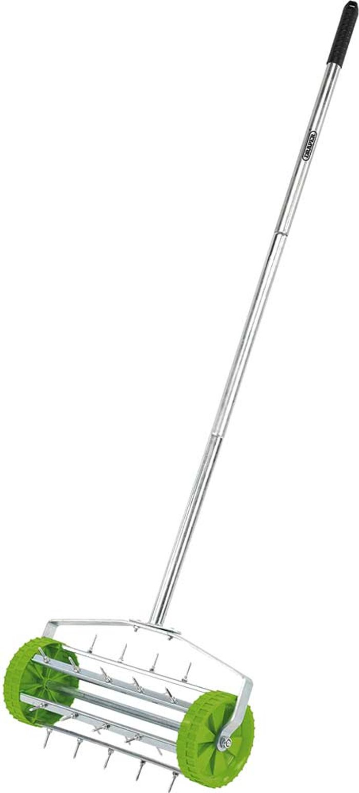 Tooled Up | Draper Draper Rolling Lawn Aerator - 450mm Spiked Drum Draper Draper Rolling Lawn Aerator - 450mm Spiked Drum