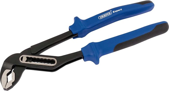 Tooled Up | Draper Draper Expert Heavy Duty Soft Grip Waterpump Pliers 200mm Draper Draper Expert Heavy Duty Soft Grip Waterpump Pliers 200mm