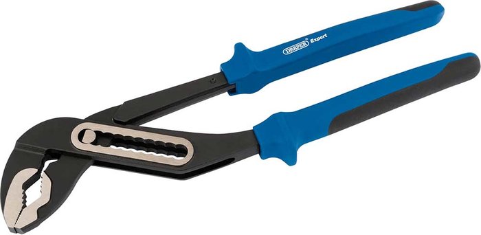 Tooled Up | Draper Draper Expert Heavy Duty Soft Grip Waterpump Pliers 250mm Draper Draper Expert Heavy Duty Soft Grip Waterpump Pliers 250mm