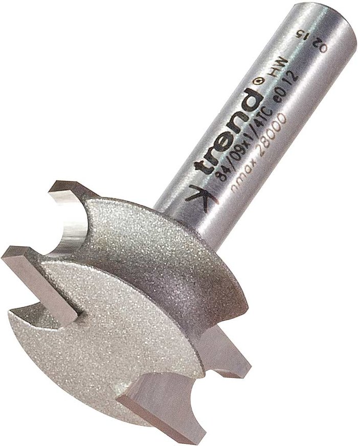 Tooled Up | Trend Trend Sunk Bead Router Cutter 22mm 10mm 1/4 Trend Trend Sunk Bead Router Cutter 22mm 10mm 1/4