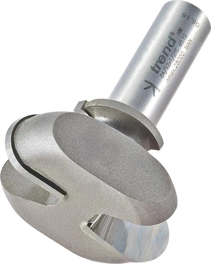Tooled Up | Trend Trend Drawer Pull Router Cutter 44.8mm 25.4mm 1/2 Trend Trend Drawer Pull Router Cutter 44.8mm 25.4mm 1/2