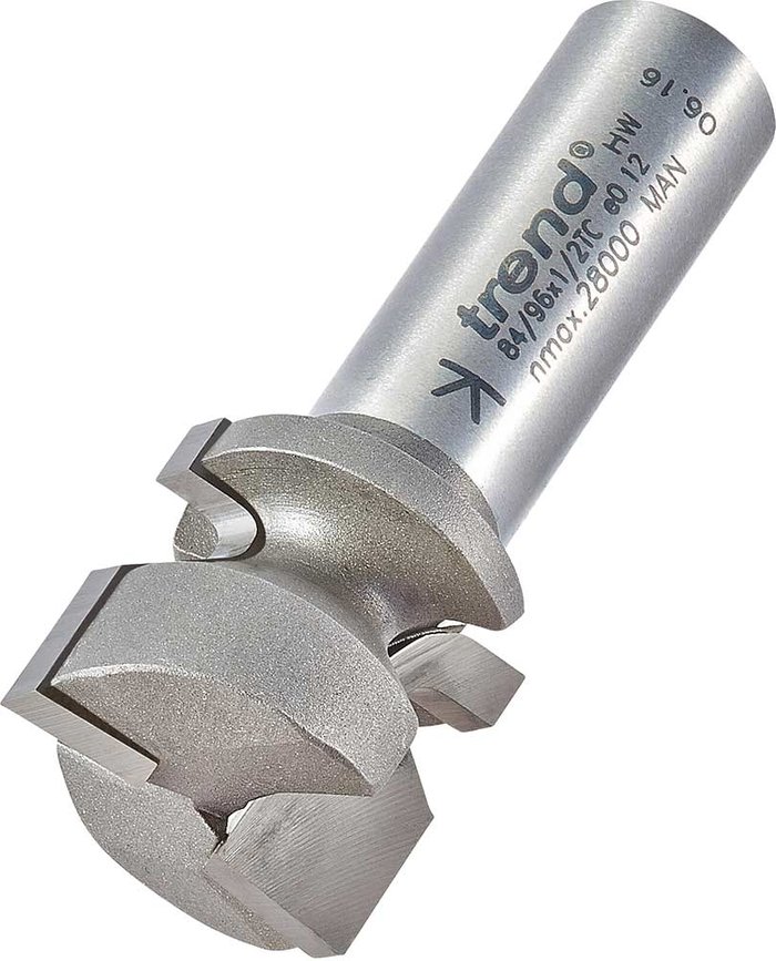 Tooled Up | Trend Trend Drawer Pull Router Cutter 22mm 17mm 1/2 Trend Trend Drawer Pull Router Cutter 22mm 17mm 1/2