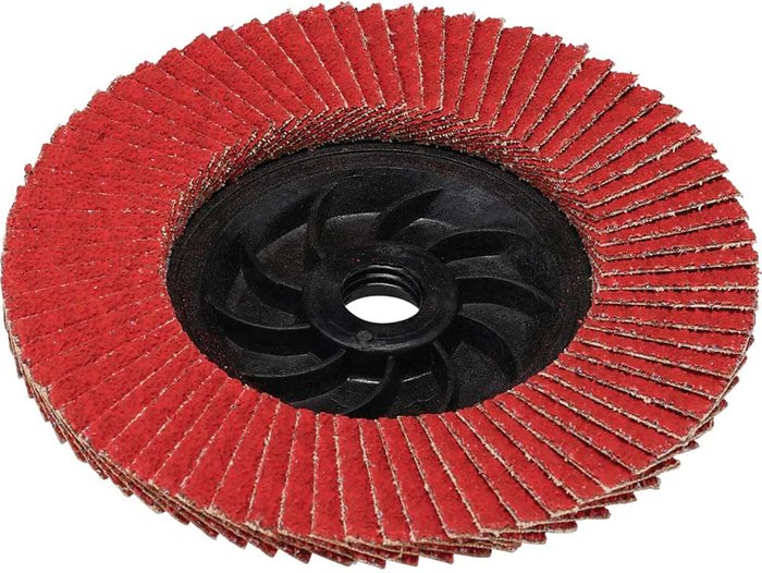 Tooled Up | Draper Draper Expert M14 Threaded Ceramic Flap Disc 115mm 40g Pack of 1 Draper Draper Expert M14 Threaded Ceramic Flap Disc 115mm 40g Pack of 1