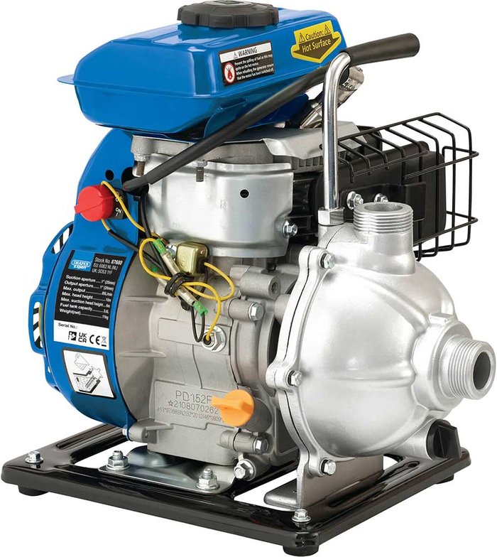 Tooled Up | Draper Draper Petrol Water Pump (85L/Min) Draper Draper Petrol Water Pump (85L/Min)