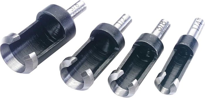 Tooled Up | Draper Draper 4 Piece Plug Cutter Set Draper Draper 4 Piece Plug Cutter Set