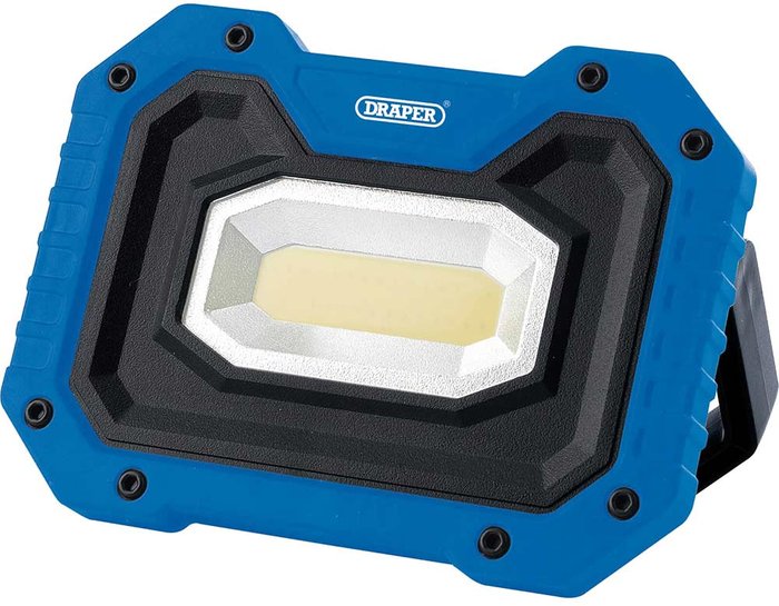 Tooled Up | Draper Draper Rechargeable Work Light Power Bank and Wireless Speaker Blue Draper Draper Rechargeable Work Light Power Bank and Wireless Speaker Blue