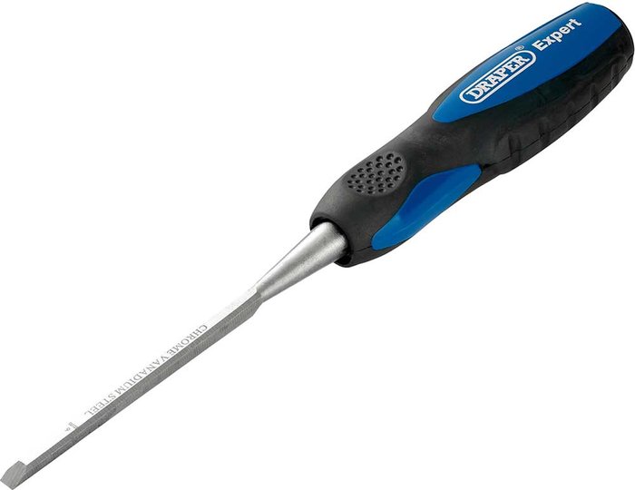 Tooled Up | Draper Draper Expert Soft Grip Bevel Edge Wood Chisel 6mm Draper Draper Expert Soft Grip Bevel Edge Wood Chisel 6mm