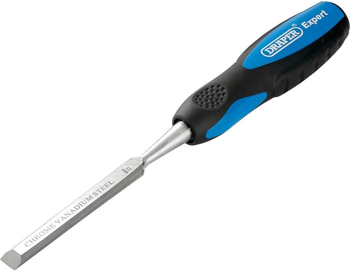 Tooled Up | Draper Draper Expert Soft Grip Bevel Edge Wood Chisel 12mm Draper Draper Expert Soft Grip Bevel Edge Wood Chisel 12mm