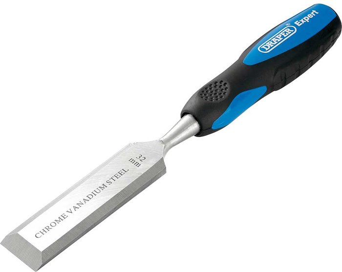 Tooled Up | Draper Draper Expert Soft Grip Bevel Edge Wood Chisel 32mm Draper Draper Expert Soft Grip Bevel Edge Wood Chisel 32mm