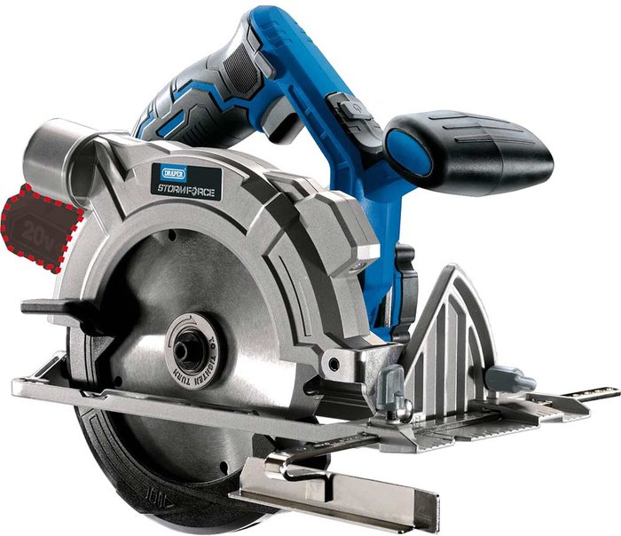 Tooled Up | Draper Draper CCS20SF Storm Force 20v Cordless Circular Saw 165mm No Batteries No Charger No Case Draper Draper CCS20SF Storm Force 20v Cordless Circular Saw 165mm No Batteries No Charger No Case