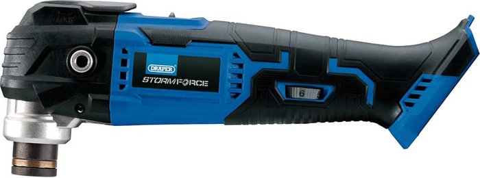 Tooled Up | Draper Draper Storm Force COMT20SF 20v Oscillating Multi Tool No Batteries No Charger No Case Draper Draper Storm Force COMT20SF 20v Oscillating Multi Tool No Batteries No Charger No Case