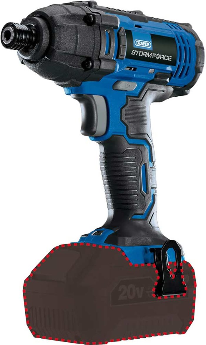 Tooled Up | Draper Draper CID20SF Storm Force 20V Cordless Impact Driver No Batteries No Charger No Case Draper Draper CID20SF Storm Force 20V Cordless Impact Driver No Batteries No Charger No Case