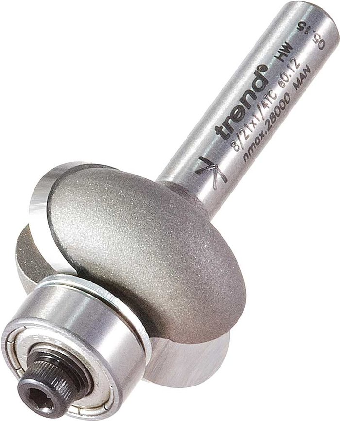 Tooled Up | Trend Trend Bearing Guided Radius Sunk Bead Router Cutter 24.7mm 6mm 1/4 Trend Trend Bearing Guided Radius Sunk Bead Router Cutter 24.7mm 6mm 1/4