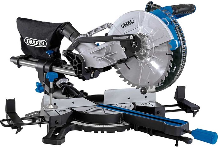 Tooled Up | Draper Draper SMS250D1800 Sliding Compound Mitre Saw 255mm 240v Draper Draper SMS250D1800 Sliding Compound Mitre Saw 255mm 240v