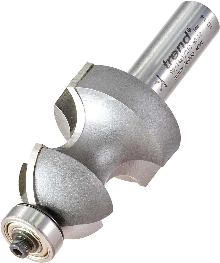 Tooled Up | Trend Trend Victorian Torus Router Cutter 35mm 41mm 1/2 Trend Trend Victorian Torus Router Cutter 35mm 41mm 1/2